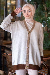 Uygun Fiyatlı YAKA SERITLI TRIKO HIRKA TAS | Loccomoda.com 