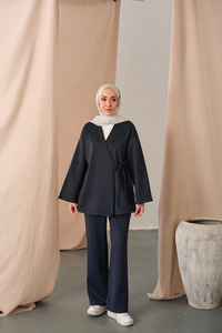 Yan Bağlamalı Takım Lacivert