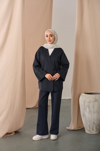 Yan Bağlamalı Takım Lacivert