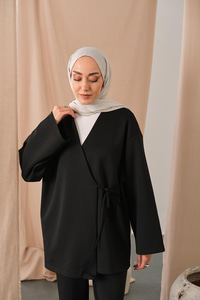 Yan Bağlamalı Takım Siyah