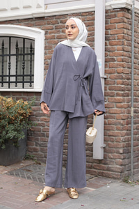 Yandan Bağlamalı Takım Antrasit