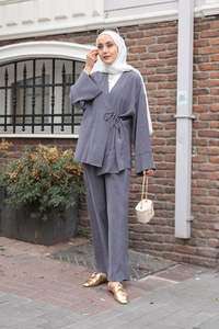 Yandan Bağlamalı Takım Antrasit