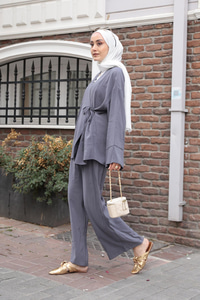 Yandan Bağlamalı Takım Antrasit