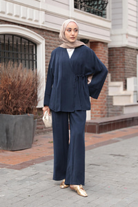 Yandan Bağlamalı Takım Lacivert