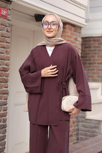 Yandan Bağlamalı Takım Mürdüm