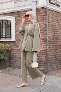 Yandan Bağlamalı Takım Yeşil