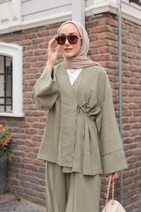 Yandan Bağlamalı Takım Yeşil