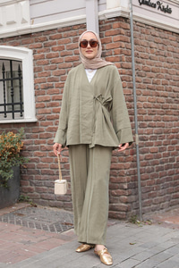 Yandan Bağlamalı Takım Yeşil