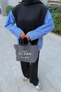 Yandan Düğmeli Gömlek Detaylı Takım Siyah