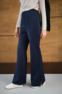 Yandan Yırtmaçlı Scuba Pantolon Lacivert