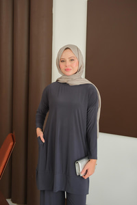 Yanları Cepli Takım GRI