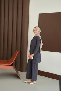 Yanları Cepli Takım GRI