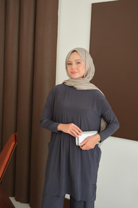 Yanları Cepli Takım GRI