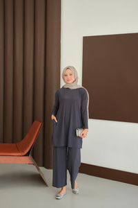 Yanları Cepli Takım GRI