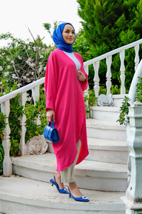 YARASA KOL DETAYLI HIRKA PEMBE