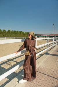 Yarasa Kol İkili Takım Kahverengi