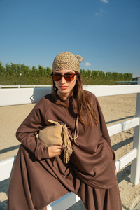 Yarasa Kol İkili Takım Kahverengi