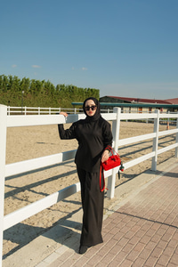 Yarasa Kol İkili Takım Siyah