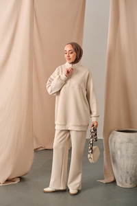 Yarım Fermuarlı Takım Taş