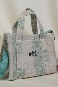 Yazı Baskılı Çanta  Yeşil