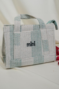 Yazı Baskılı Çanta  Yeşil