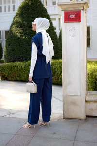 Yelekli Modal Takım Lacivert