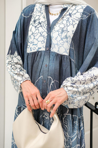 Yeliz Model Elbise Mavi