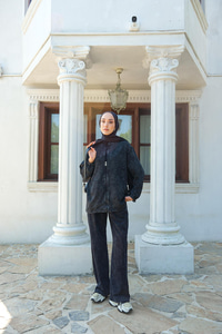 Yıkama Detay İkili Takım Siyah