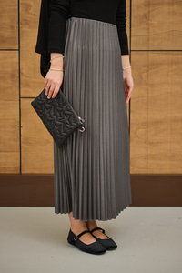 Yıldız Desenli Sim Detay Clutch Çanta Siyah