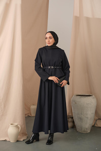 Yırtmaç Detaylı Takım Lacivert