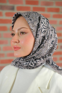 Yonca Soft Eşarp Gri