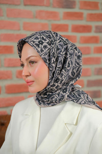 Yonca Soft Eşarp Siyah