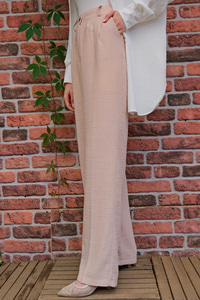 Yüksek Bel Pantolon BEJ