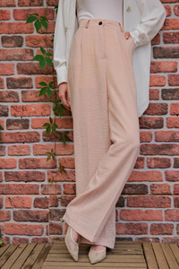 Yüksek Bel Pantolon BEJ