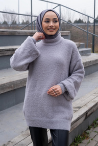 Uygun Fiyatlı YUMOS TRIKO TUNIK  GRI | Loccomoda.com 