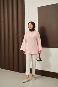 Yumoş Triko Tunik Pembe