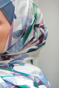 Zambak Soft Şal Füme