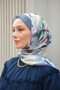 Zambak Soft Şal Füme