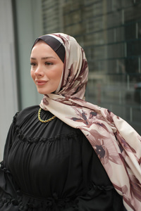 Zambak Soft Şal Siyah