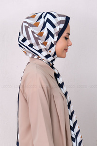 Uygun Fiyatlı ZIKZAK DESEN  DIJITAL MEDINE IPEGI SAL VIZON-MAVI | Loccomoda.com 