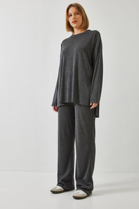 Basic Pantolonlu Alt-Üst Takım 60511002 - Antrasit