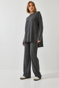 Basic Pantolonlu Alt-Üst Takım 60511002 - Antrasit