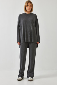 Basic Pantolonlu Alt-Üst Takım 60511002 - Antrasit