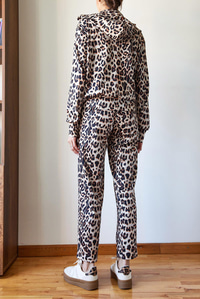 Bianco Lucci Leopar Desenli Alt-Üst Takım MBMS047 60501047 - Kahverengi