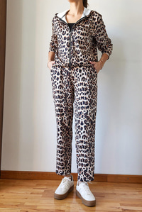 Bianco Lucci Leopar Desenli Alt-Üst Takım MBMS047 60501047 - Kahverengi