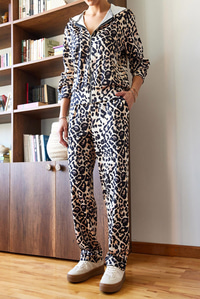 Bianco Lucci Leopar Desenli Alt-Üst Takım MBMS046 60501046 - Kahverengi