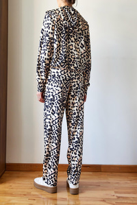 Bianco Lucci Leopar Desenli Alt-Üst Takım MBMS046 60501046 - Kahverengi