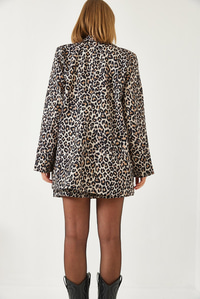Etekli Ceketli Alt Üst Takım MBMS055 60501055 - Leopar