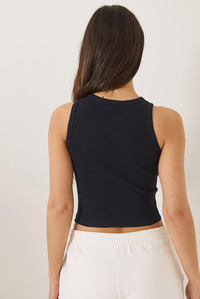 Fitilli Halter Yaka Kaşkorse Basic Crop Top Atlet 60602045 - Lacivert