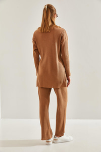 Fitilli Kaşkorse Alt Üst Takım 60201024 - Camel ALT - ÜST TAKIM modelleri